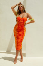 Load image into Gallery viewer, Summer Bright Strapless Dress
