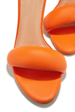 Load image into Gallery viewer, Alisha Mid Heel Mules - Orange
