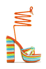 Load image into Gallery viewer, Tie Up Summer Heel
