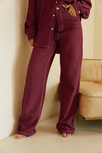 Load image into Gallery viewer, Aleza Pant - Burgundy
