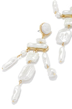 Load image into Gallery viewer, Statement Pearl Dangle Earring 
