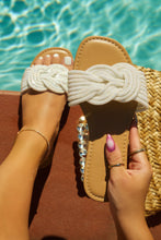 Load image into Gallery viewer, White Slip-On Sandals
