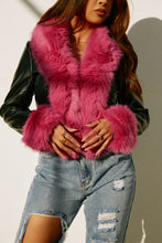 Load image into Gallery viewer, Pink and Black VDAY Jacket
