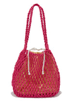 Load image into Gallery viewer, Pink Crochet Bag
