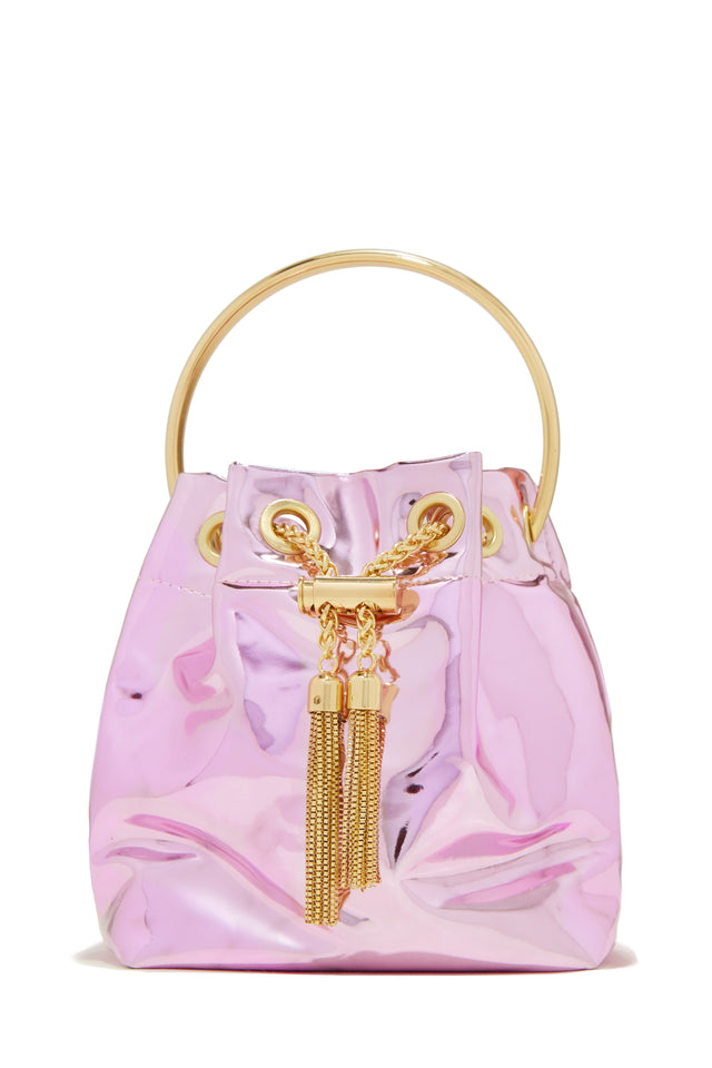 Load image into Gallery viewer, Pink Metallic Handbag
