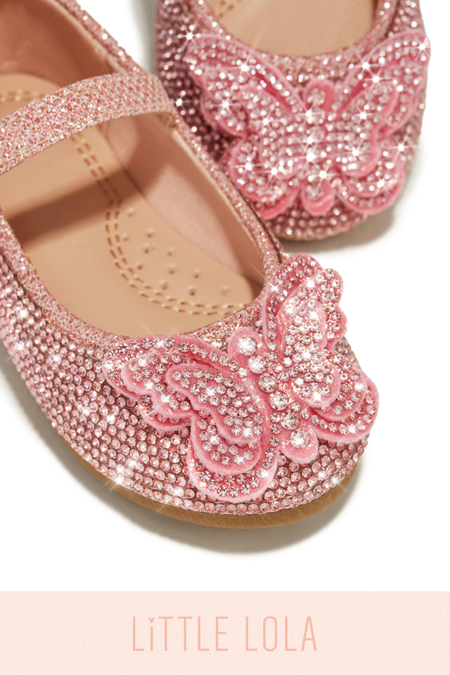 Load image into Gallery viewer, Pink Embellished Flats
