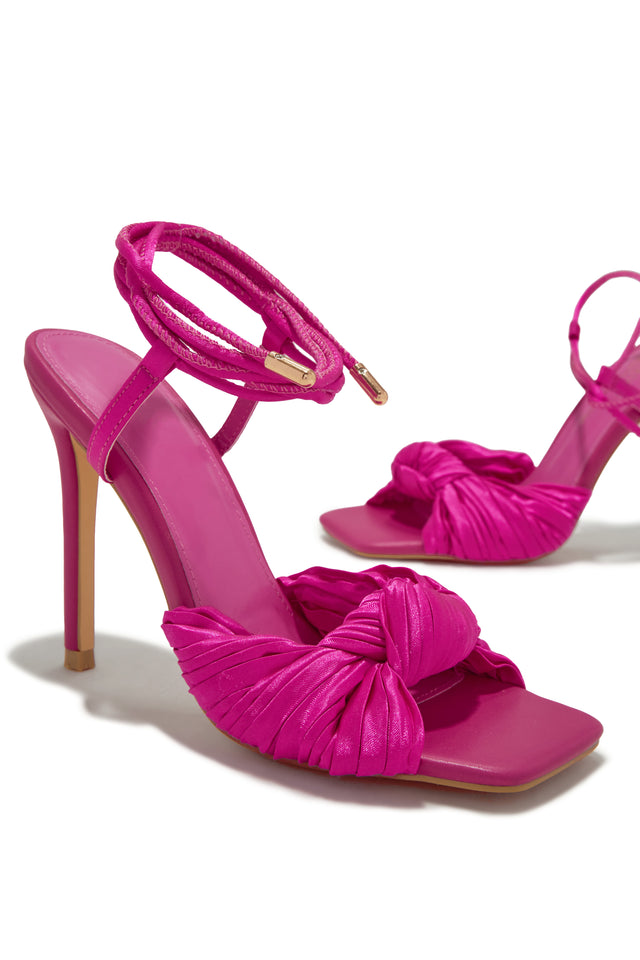 Load image into Gallery viewer, Pink Strappy Heels 
