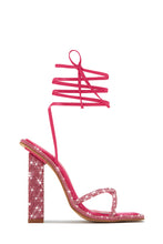 Load image into Gallery viewer, Embellished Pretty Pink High Heels
