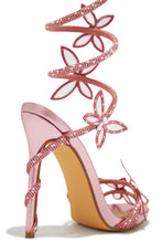 Load image into Gallery viewer, Fantasy Embellished Around The Ankle Coil Heels - Pink
