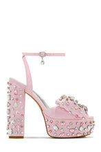 Load image into Gallery viewer, Pink Platform Heels

