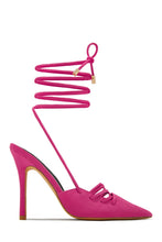 Load image into Gallery viewer, Croc Embossed Pink Heels

