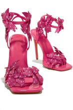 Load image into Gallery viewer, Pink Heels with Rhinestone Detailing
