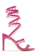Load image into Gallery viewer, Barbie Pink Embellished Heel
