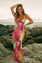 Load image into Gallery viewer, Pink Print Maxi Dress
