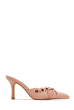 Load image into Gallery viewer, Pink Heel Mules
