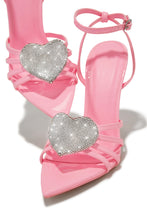 Load image into Gallery viewer, Pink High Heels with Embellished Detailing
