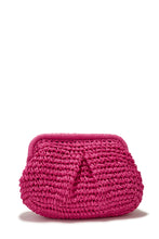 Load image into Gallery viewer, Pink Woven Crossbody Bag
