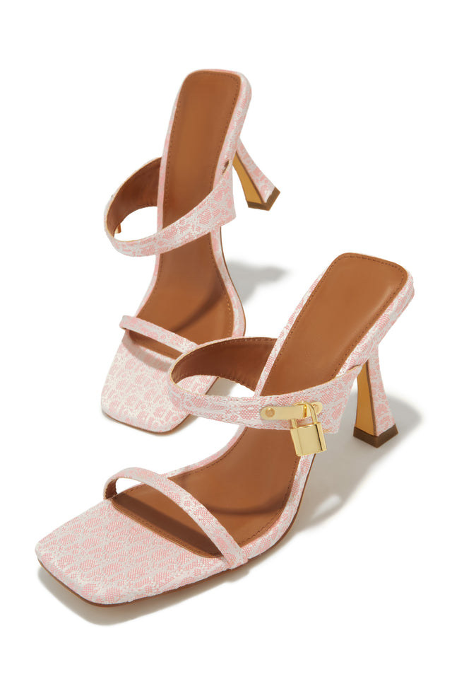 Load image into Gallery viewer, Danya Single Sole Mule Heels - Pink
