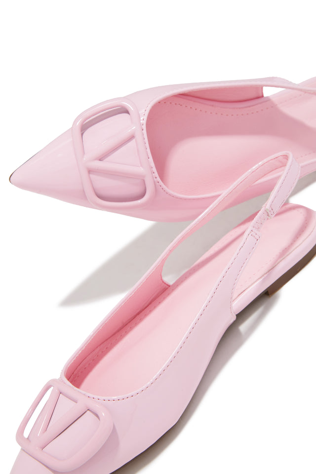 Load image into Gallery viewer, Violet Slingback Flats - Pink
