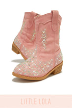 Load image into Gallery viewer, Mini Frankie Embellished Cowgirl Boots - Pink
