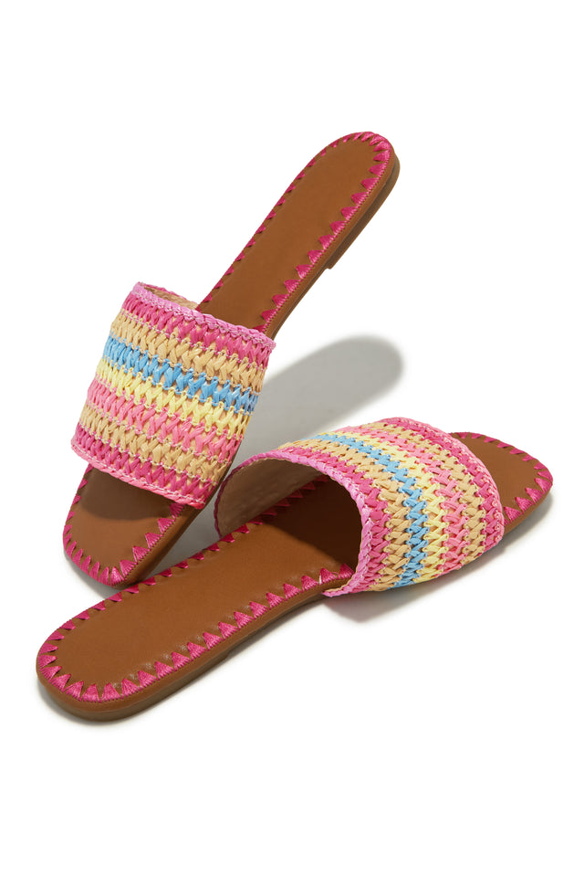 Load image into Gallery viewer, Pink Slip On Sandals
