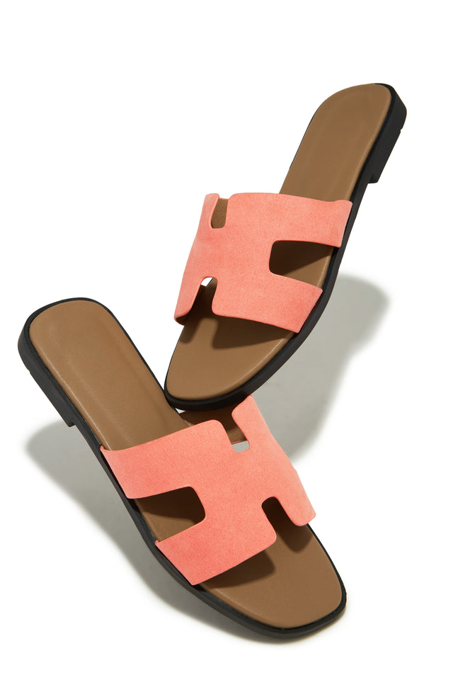 Load image into Gallery viewer, Peach Summer Vacation Sandals
