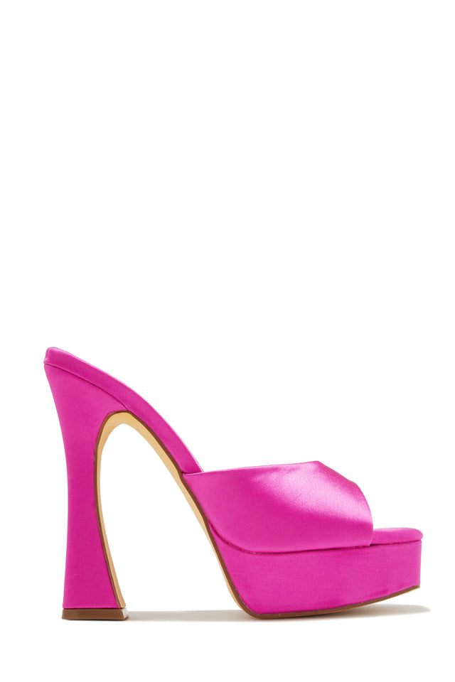 Load image into Gallery viewer, Kiani Platform High Heel Mules - Red
