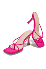 Load image into Gallery viewer, Mely Mid Heel Mules - Pink
