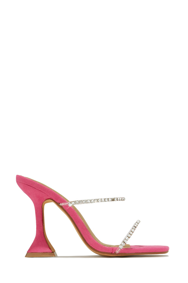 Load image into Gallery viewer, Pink Embellished Heels
