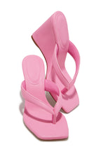 Load image into Gallery viewer, Alena Wedge Heel Mules - Pink
