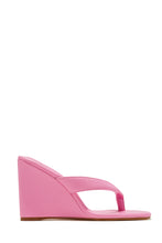 Load image into Gallery viewer, Alena Wedge Heel Mules - Pink

