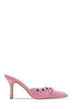 Load image into Gallery viewer, Jasmyn Mid Heel Mule Pumps - Light Pink
