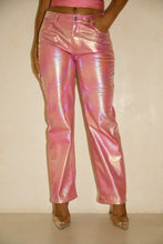Load image into Gallery viewer, Pink Metallic Pink Pants
