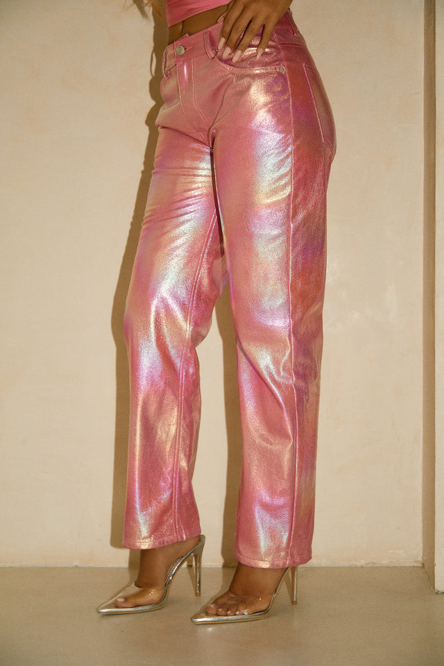 Load image into Gallery viewer, Iridescent Pink Pant
