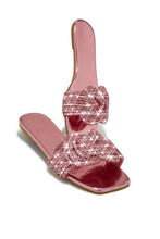 Load image into Gallery viewer, Pink Front Knotted Sandals
