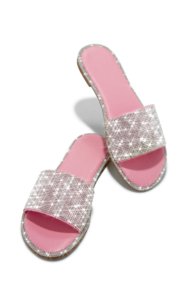 Load image into Gallery viewer, Barbie Pink And Silver Sandals
