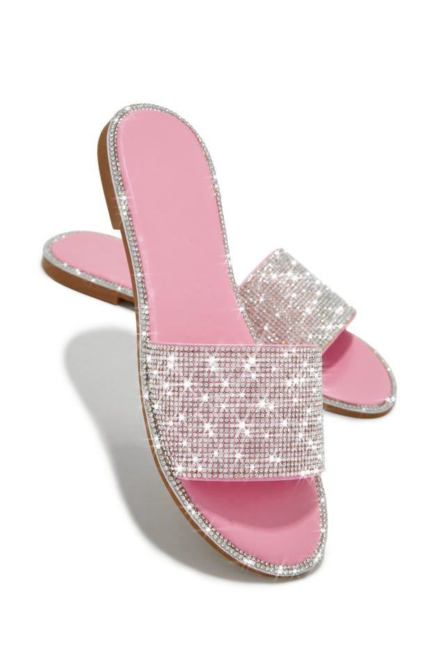 Load image into Gallery viewer, Cute pink embellished sandals
