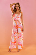 Load image into Gallery viewer, Pink and Orange Multi Floral Print Set
