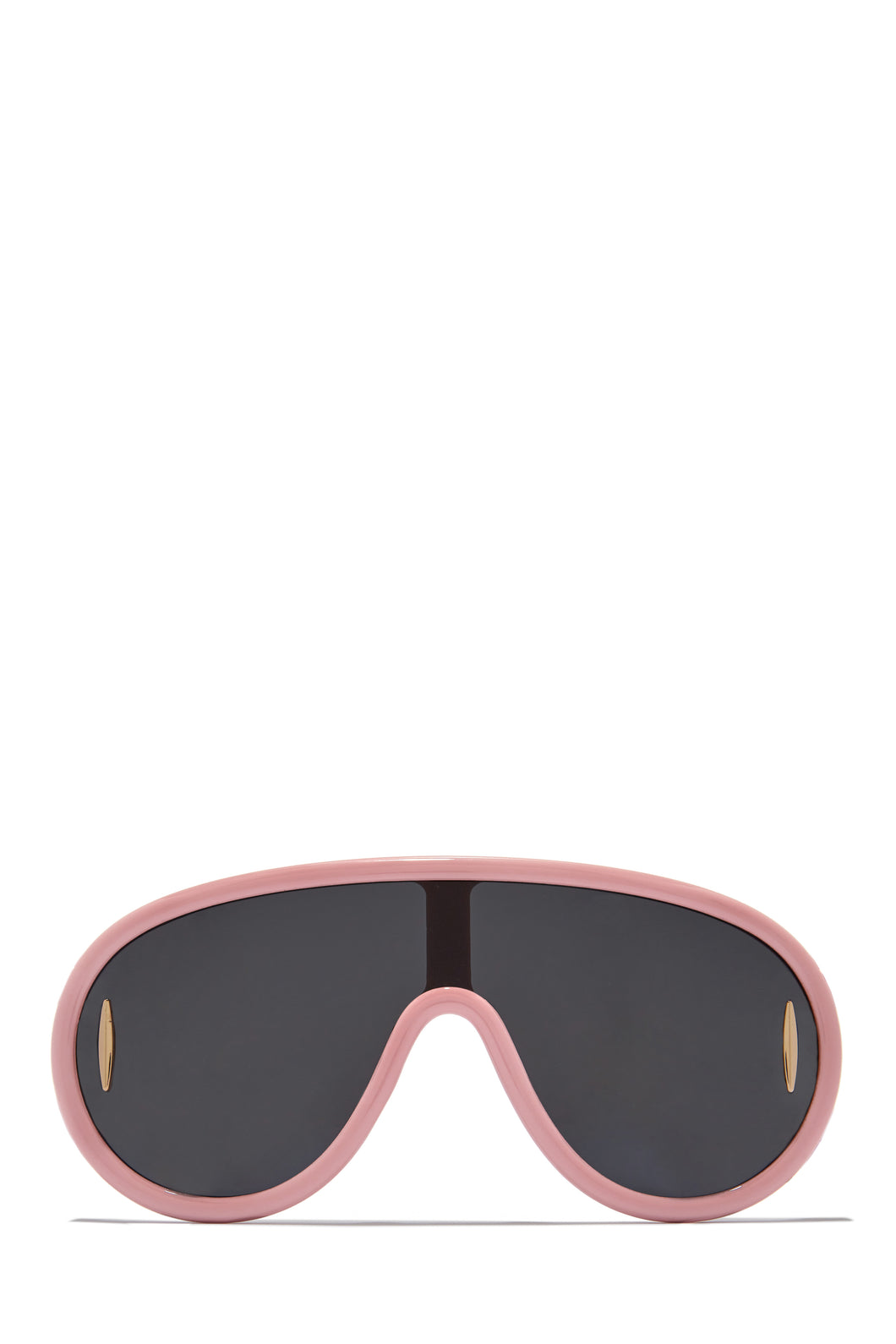Mauve Oversized Frame Sunglasses