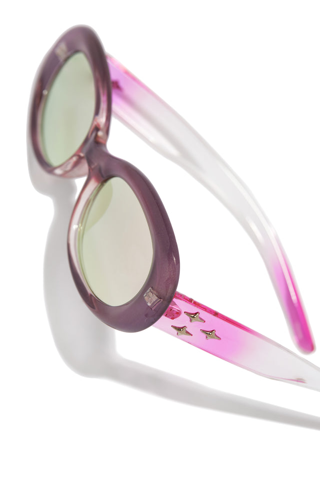 Load image into Gallery viewer, Ombre Pink and Purple Sunnies
