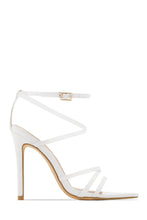 Load image into Gallery viewer, Polished Strappy High Heels - Snake
