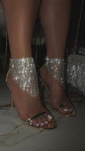 Load and play video in Gallery viewer, gold embellished heels video
