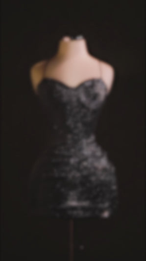 Glitter dress detail video