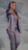 Video of glitter three piece set on model