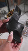 Black Sphere Heel Mules Video