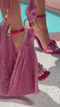 Load and play video in Gallery viewer, pink embellished single sole heels video
