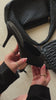 black pointed toe mule heel video