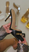 Load and play video in Gallery viewer, black heels mules video
