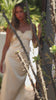 Model wearing yellow satin two piece set video