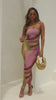 Model wearing maxi dress video